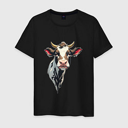 Мужская футболка Злая корова