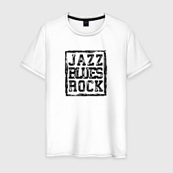 Мужская футболка Jazz Rock Blues