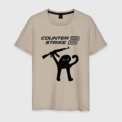 Мужская футболка Counter strike 2 мем