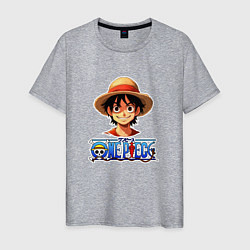 Мужская футболка Монки д Луффи one piece