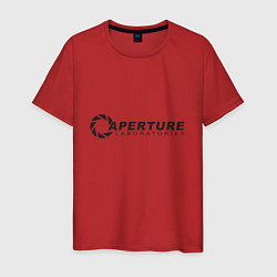 Мужская футболка Aperture Laboratories логотип