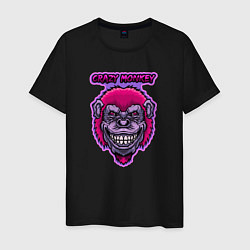 Мужская футболка Purple crazy monkey