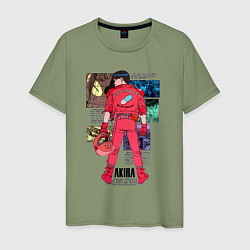 Мужская футболка Канеда из аниме акира
