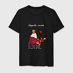 Мужская футболка Depeche Mode - Dave Gahan enjoy the silence