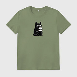 Мужская футболка Кот говорит nope