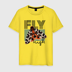 Мужская футболка Fly high moth