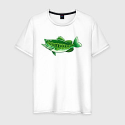 Мужская футболка Зелёная рыбка
