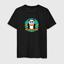 Мужская футболка Панда гимнаст