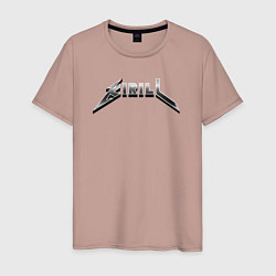 Мужская футболка Кирилл в стиле рок-группы Металлика