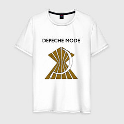 Футболка хлопковая мужская Depeche Mode - A broken frame october tour, цвет: белый