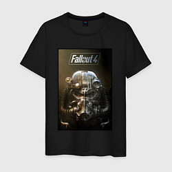 Мужская футболка Fallout armour poster