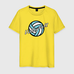 Мужская футболка Azure volleyball