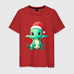 Мужская футболка Маленький дракон 2024