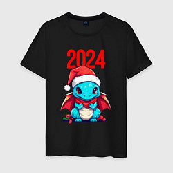 Мужская футболка Милый дракончик 2024