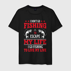Мужская футболка Fishing in my life