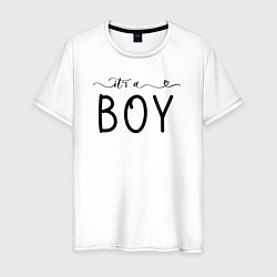 Мужская футболка Its a boy phrase