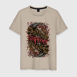 Мужская футболка Slipknot - goat demon