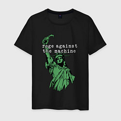 Мужская футболка Rage Against - statue of liberty