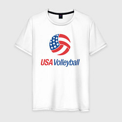 Мужская футболка Волейбол Америки