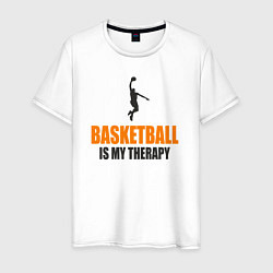 Мужская футболка Баскетбол моя терапия