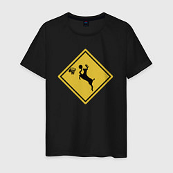 Мужская футболка Deer basketball
