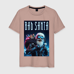 Мужская футболка Bad santa - ai art