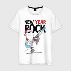 Мужская футболка New year - rock