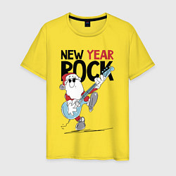 Мужская футболка New year - rock