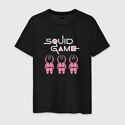 Футболка хлопковая мужская The Squid Game - Guardians, цвет: черный