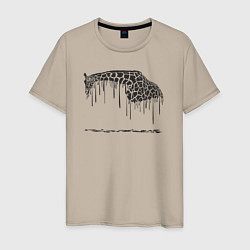 Мужская футболка Чернильный жираф