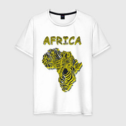 Мужская футболка Zebra Africa