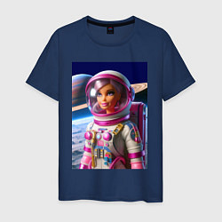 Мужская футболка Барби - крутой космонавт