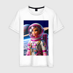 Мужская футболка Барби - крутой космонавт