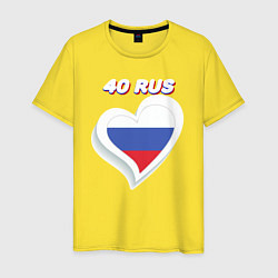Мужская футболка 40 регион Калужская область