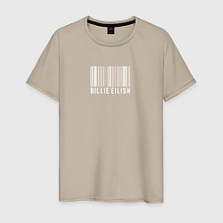Мужская футболка Билли Илиш штрих код