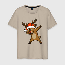 Мужская футболка Dabbing deer