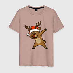 Мужская футболка Dabbing deer