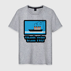 Мужская футболка Команда по плаванию с Титаника