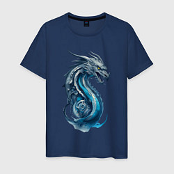 Мужская футболка Живописный дракон