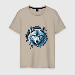 Мужская футболка Полярный волк