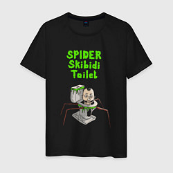 Мужская футболка Spider skibidi tualet