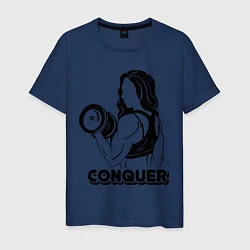 Мужская футболка Conquer