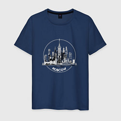 Мужская футболка Город Москва