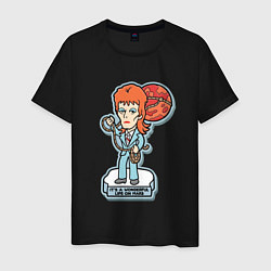 Мужская футболка David Bowie - Its a wonderful life on mars