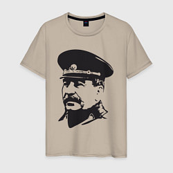 Мужская футболка Сталин в фуражке