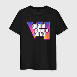 Мужская футболка GTA 6 logo