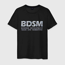 Мужская футболка BDSM - business development sales and marketing