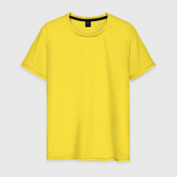 Футболка хлопковая мужская Gta 6 лого на спине, цвет: желтый