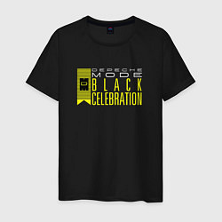 Мужская футболка Depeche Mode - Black Celebration tour logo