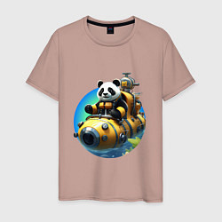 Мужская футболка Панда-подводник